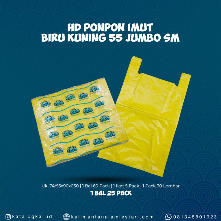 [PonPon Imut] - Kantong HD Biru