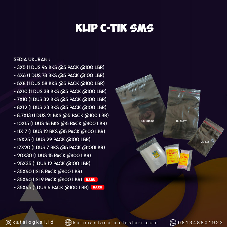 [C-Tik] - Plastik Klip SMS