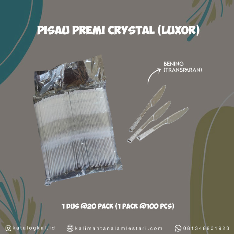 [Luxor] - Pisau Premi Crystal