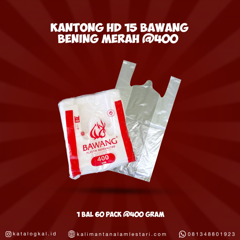 [Bawang] - Kantong HD 15 Bawang Bening Merah @400