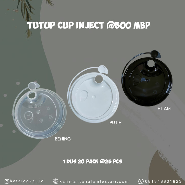 [T.M] - Tutup Cup Inject @500 MBP