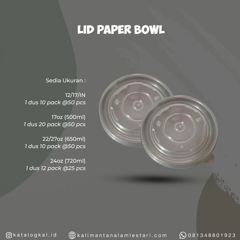 [T.M] - Lid Paper Bowl