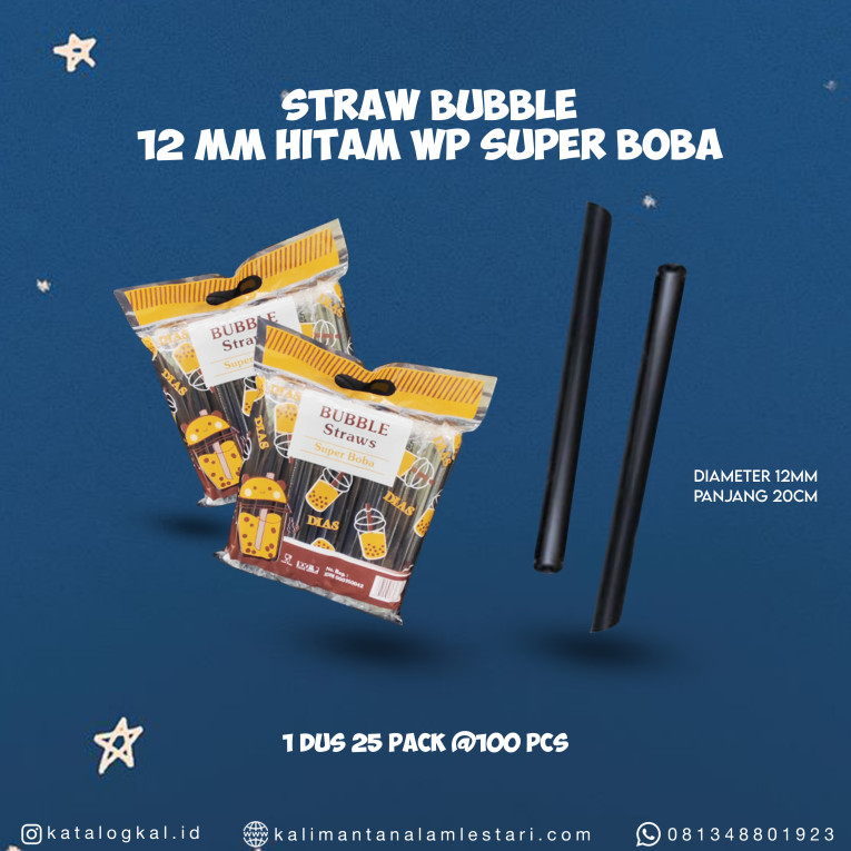 [Dias] - Sedotan Straw Bubble