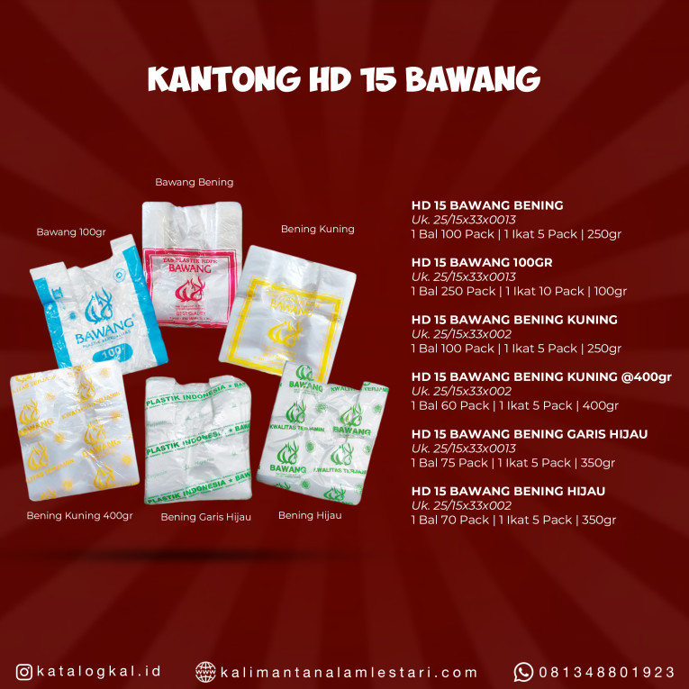 [Bawang] - Kantong HD 15