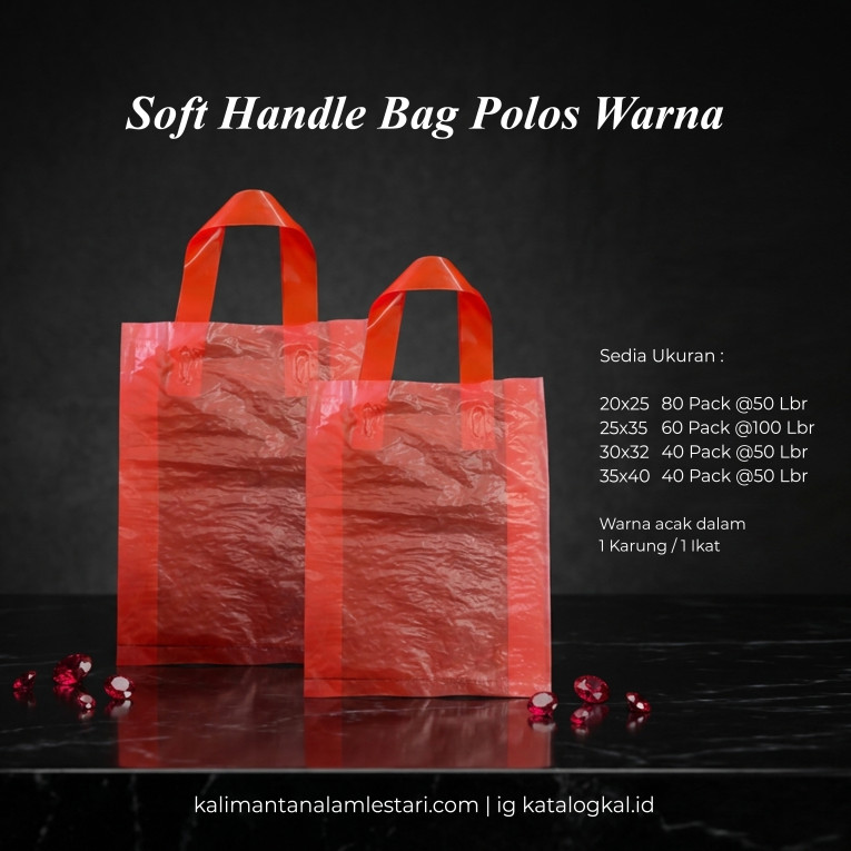 Soft Handle Bag Polos Warna