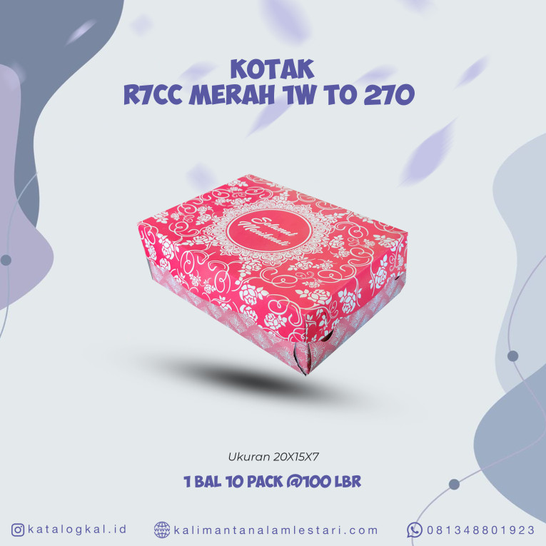[T.O] - Kotak R7 CC Merah 270 1W