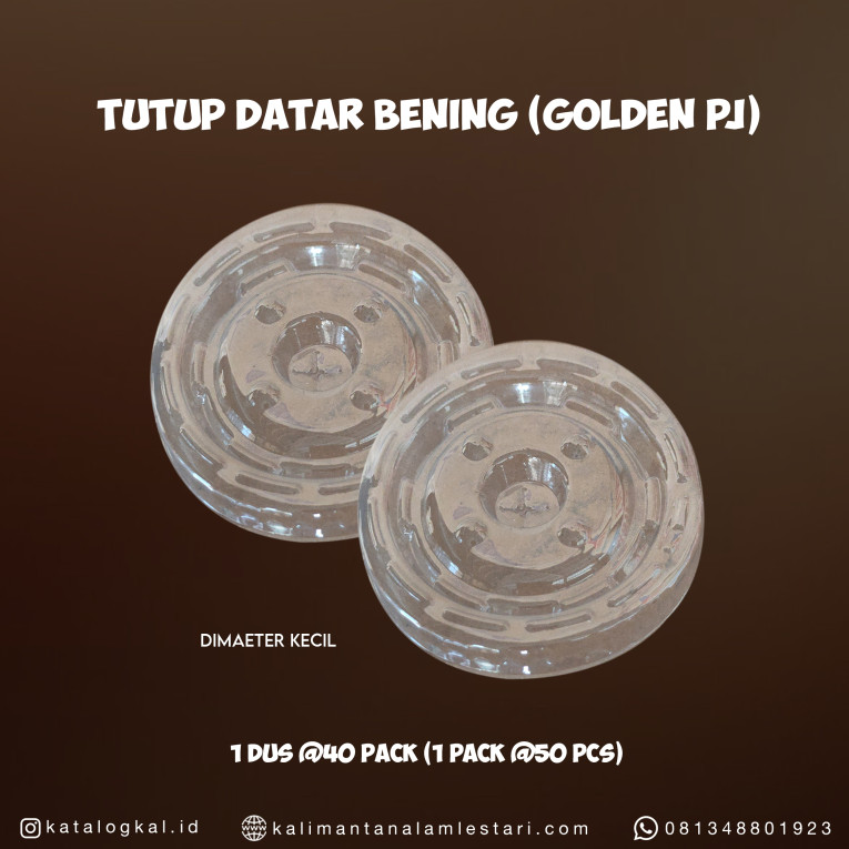 [Golden] - Tutup Datar Bening PJ