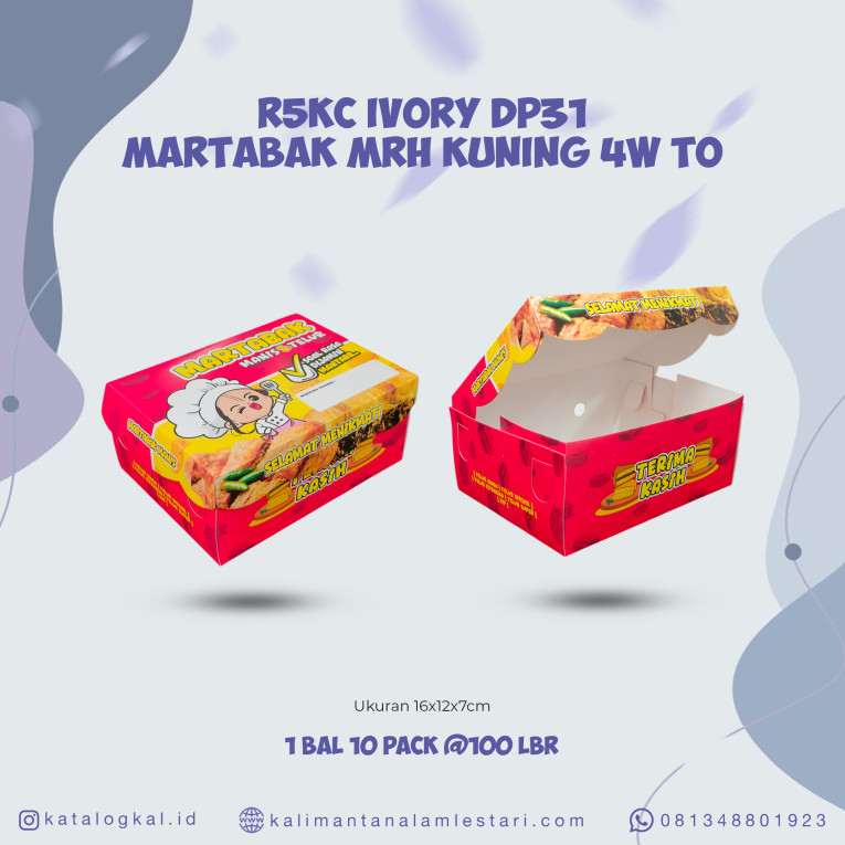 [T.O] - R5KC Ivory DP31 Martabak Mrh Kuning 4W TO