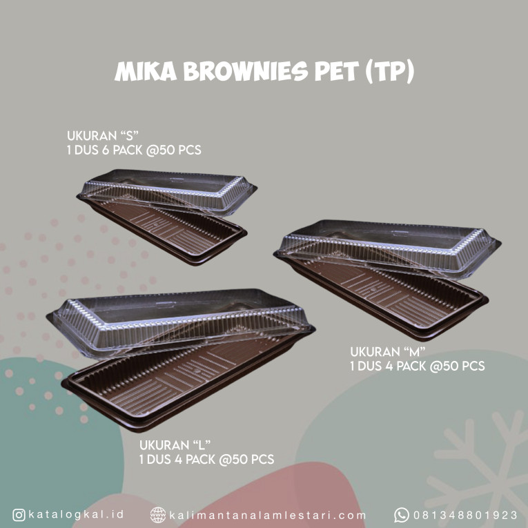 [Tecno Plastika] - Mika Brownies PET (TP)
