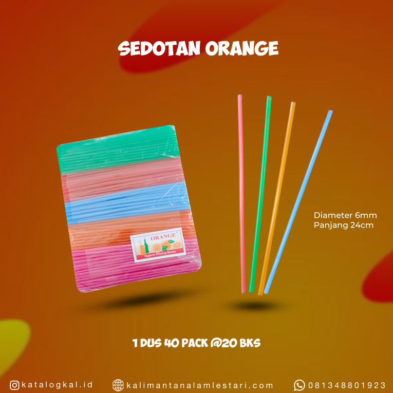 [Orange] - Sedotan