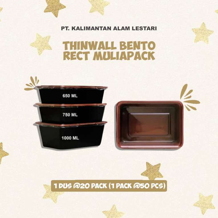 [MuliaPack] - Thinwall Bento Rectangle
