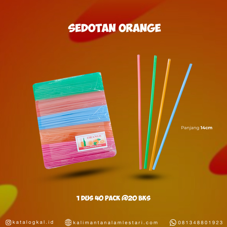 [Orange] - Sedotan