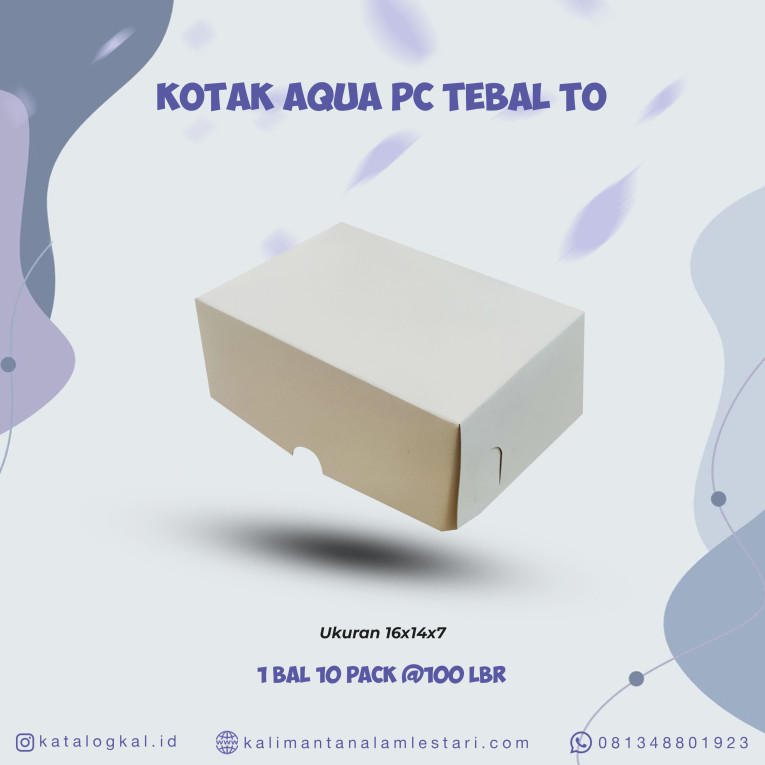 [T.O] - Kotak Aqua PC Tebal