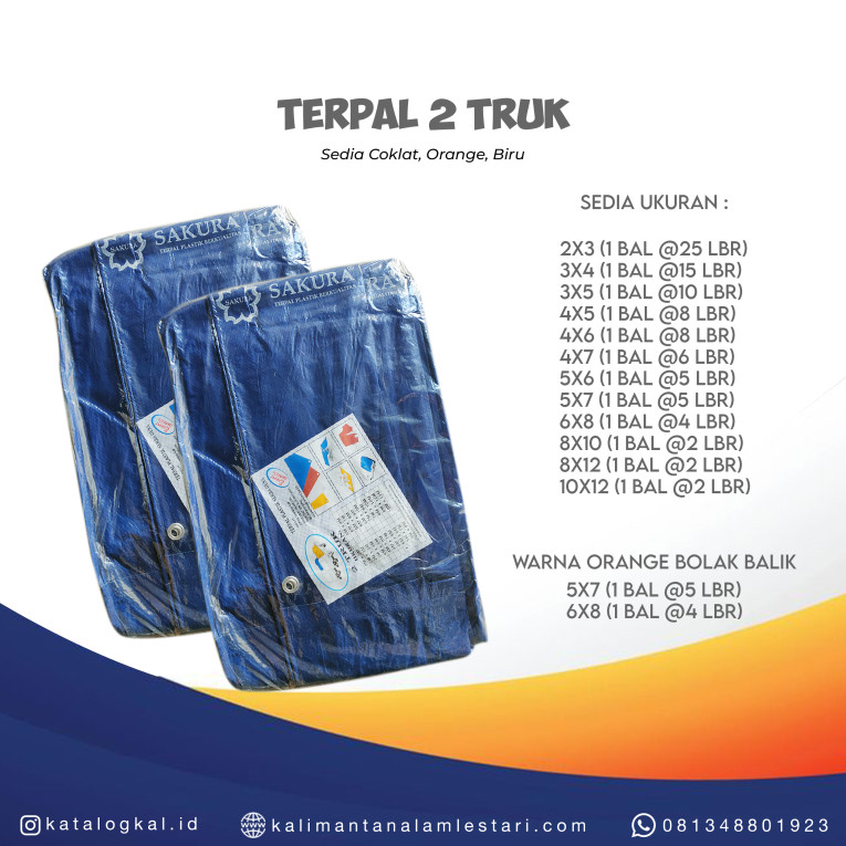 [2 Truk] - Terpal