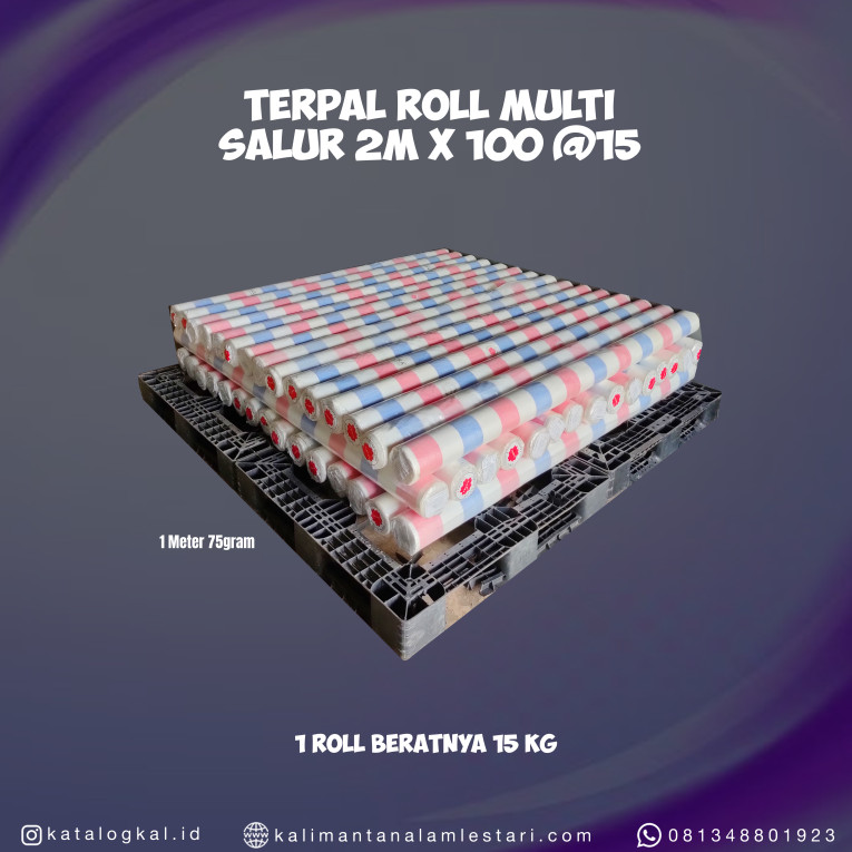 [Sakura] - Terpal Roll  Multi Salur