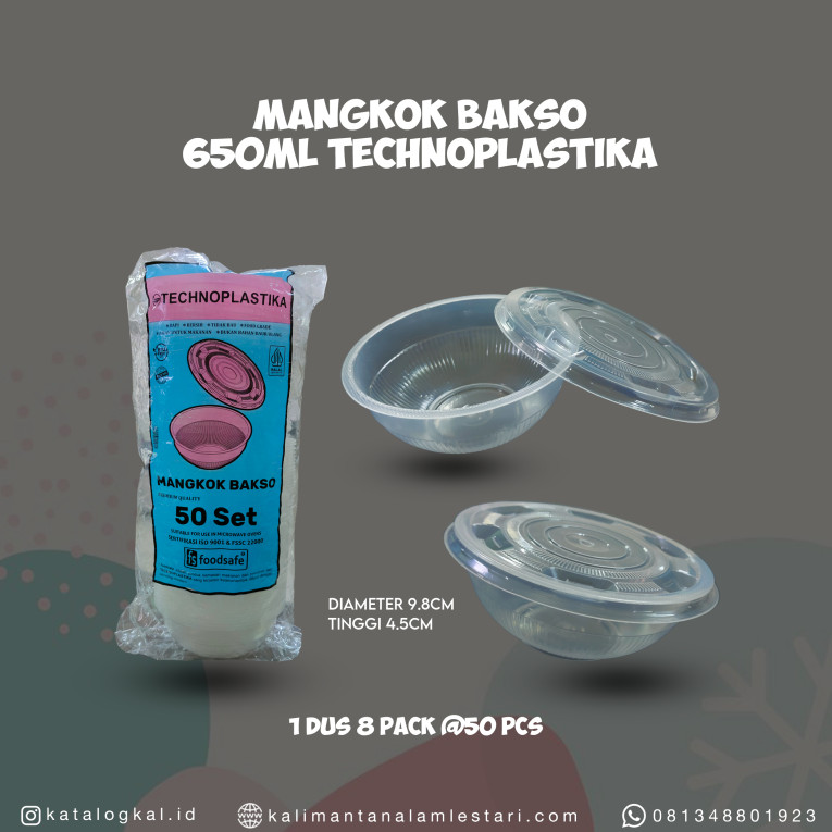 Techno Plastika - Mangkok Bakso 650ml