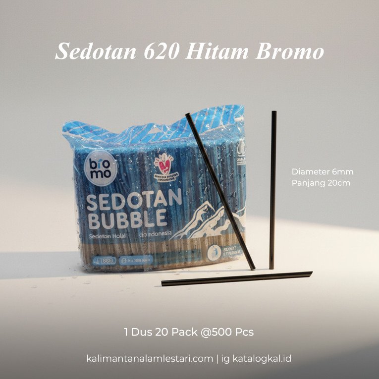 [Bromo] - Sedotan 620 Hitam Bromo
