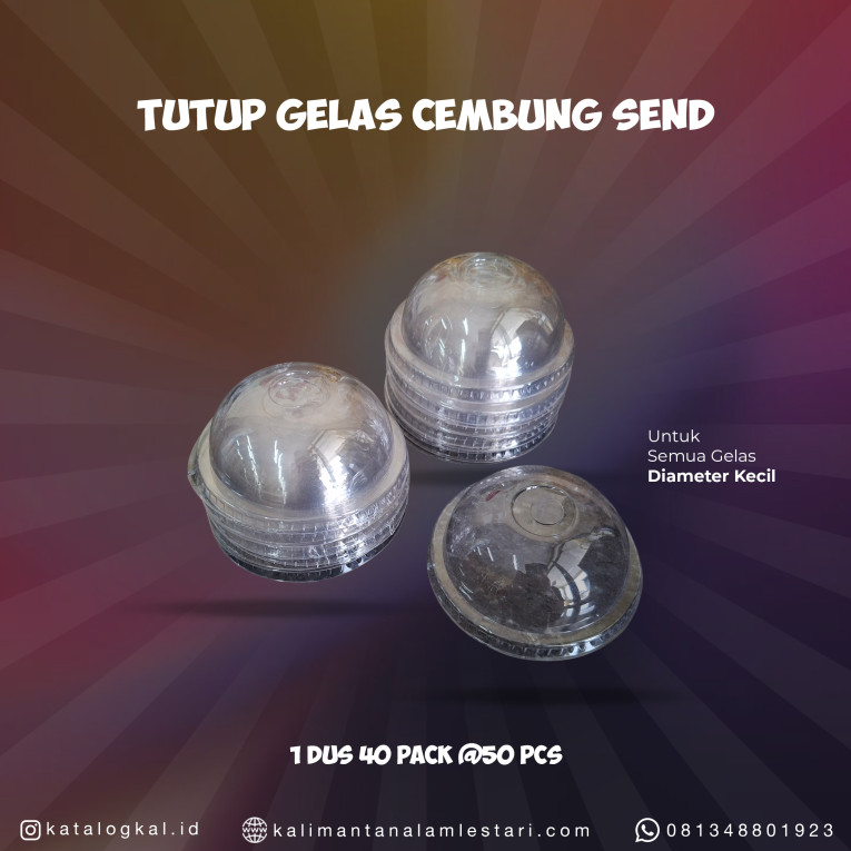 [Send] - Tutup Gelas Cembung Send @2000