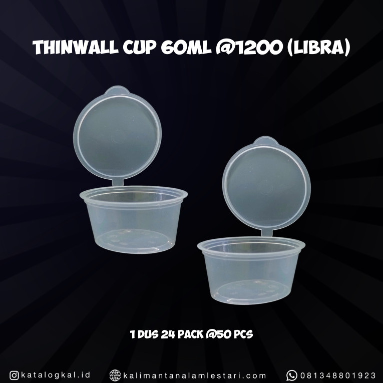 [Libra] - Thinwall Cup 60ml @1200