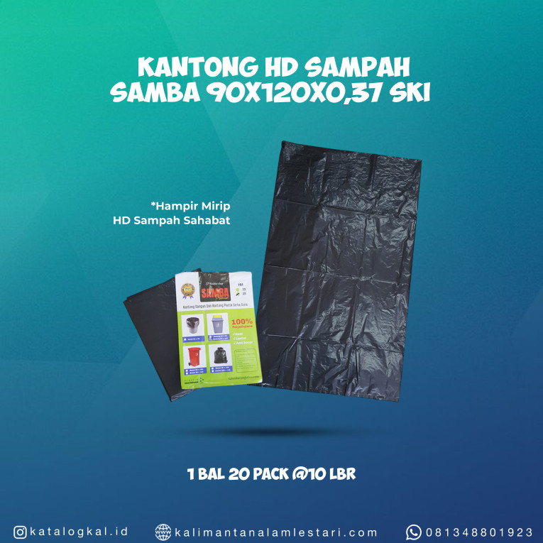 [SAMBA] - Kantong HD Sampah Samba 90X120X0,37 SK