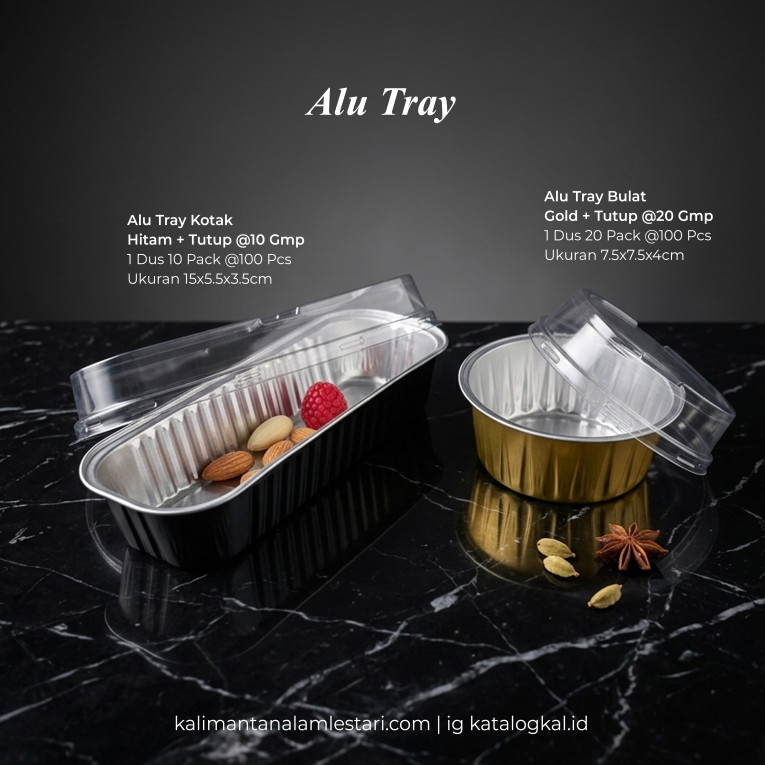 [GMP] - Alu Tray Bulat & Kotak