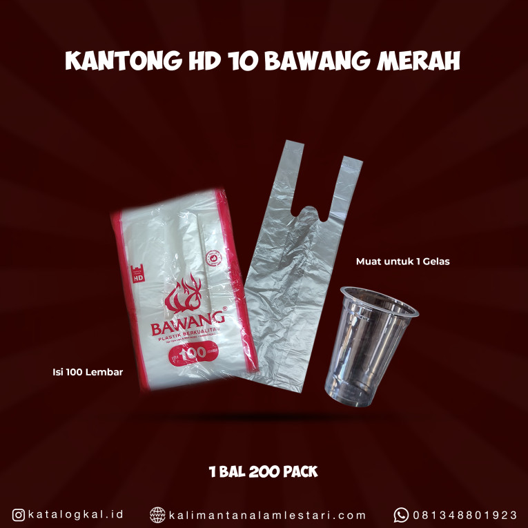 [Bawang] - Kantong HD 10 Merah