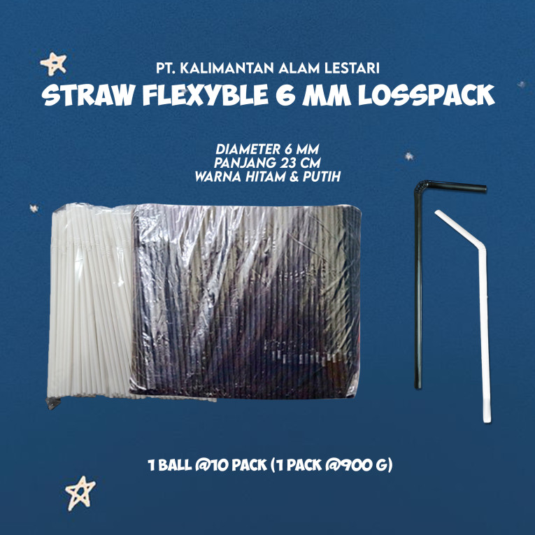 [Dias] - Sedotan Straw Flexyble Losspack