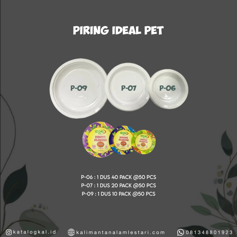 [Ideal] - Piring Pet