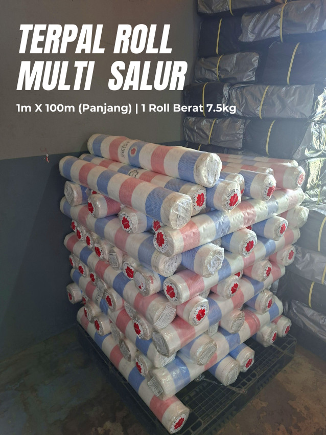[Sakura] - Terpal Roll  Multi Salur 1m x 100m