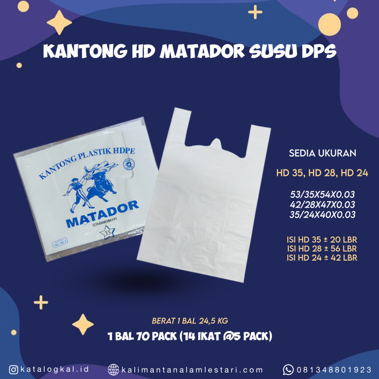 [Matador] - Kantong HD Susu DPS
