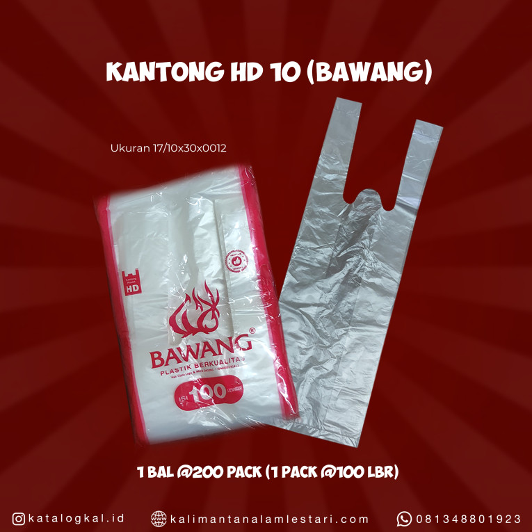 [Bawang] - Kantong HD 10 Merah