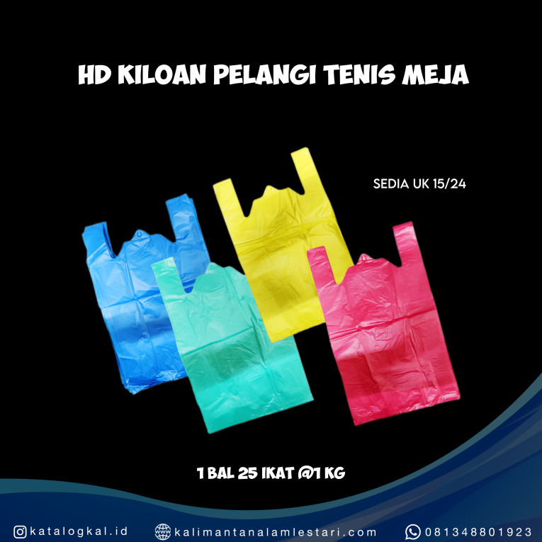 [Tenis Meja] - Kantong HD Kiloan Pelangi