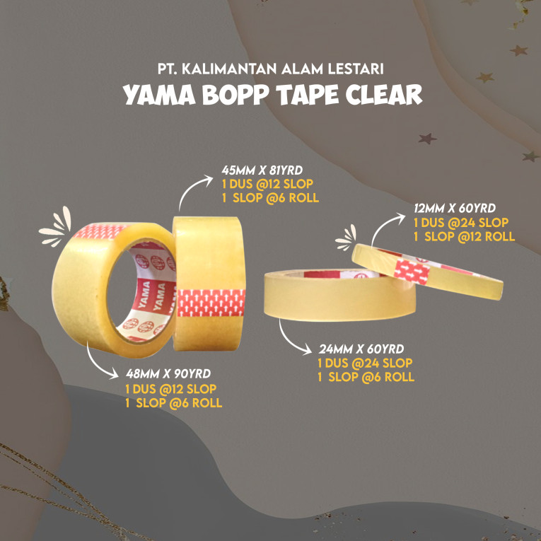 [Yama] - Solatip BOPP Tape Clear