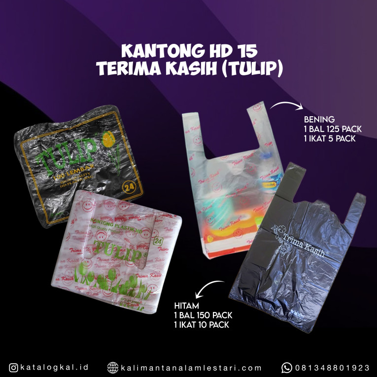 [Tulip] - Kantong HD 15 Terima Kasih