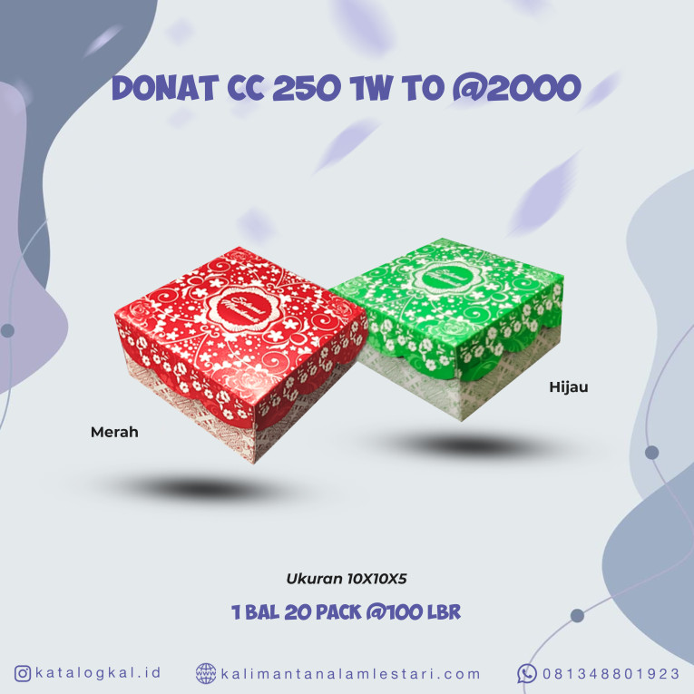 [T.O] - Kotak Donat CC 250 1W @2000