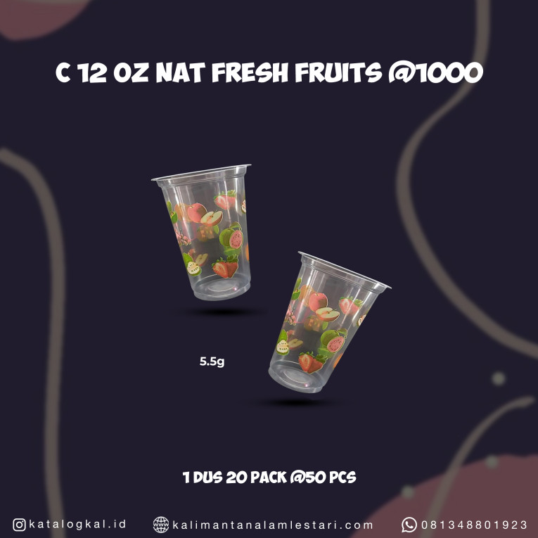 [Starindo] - Gelas Plastik Motif