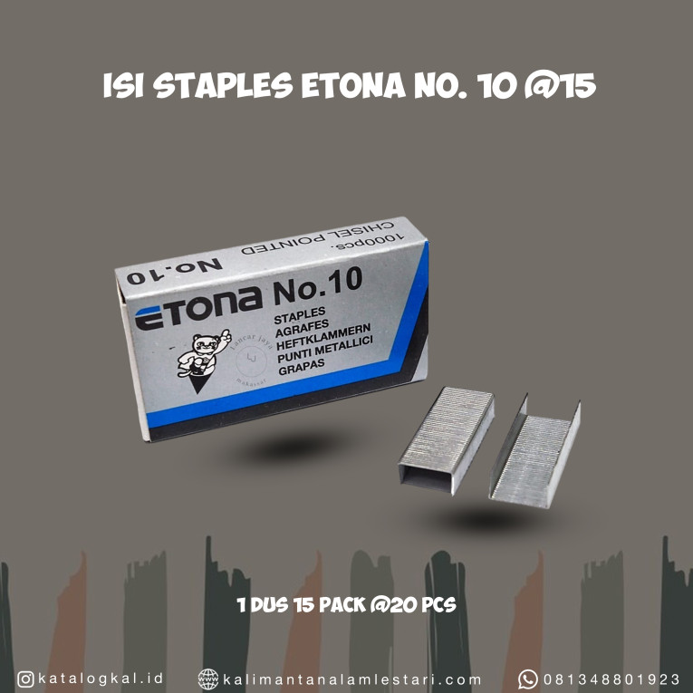 [Etona] - Isi Staples No.10 @15