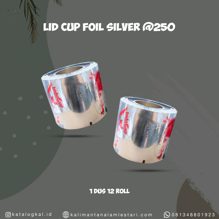 [T.M] - Lid Cup Foil Silver @250