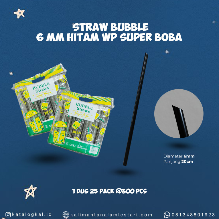 [Dias] - Sedotan Straw Bubble