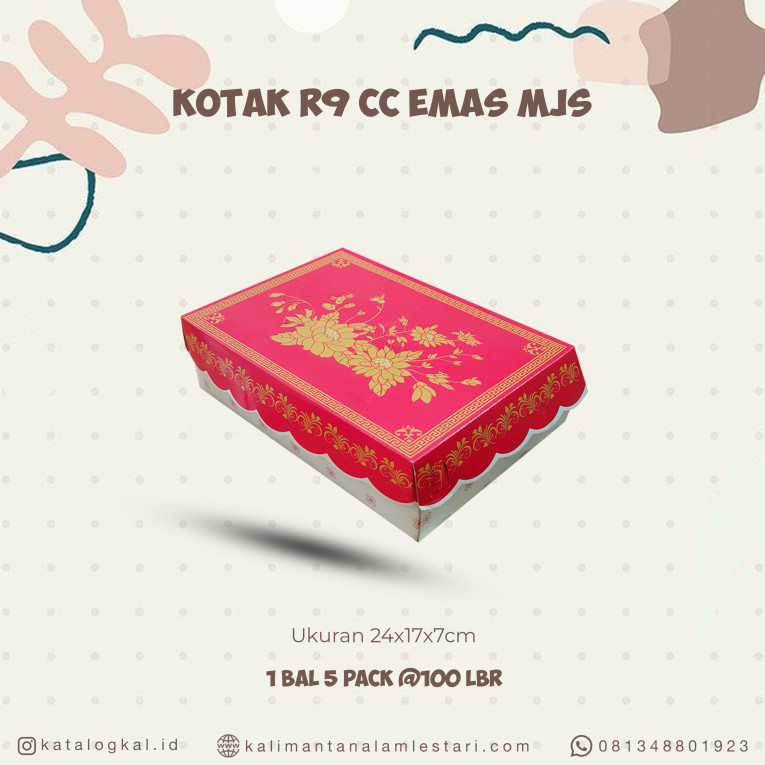 [MJS] - Kotak R9CC Emas