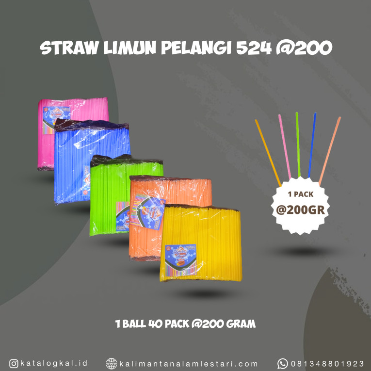 [T.M] - Sedotan Limun Pelangi 524 @200