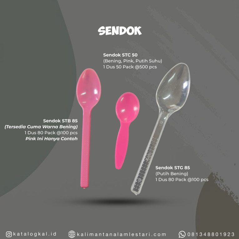 [T.M] - Sendok STG Putih Bening 85