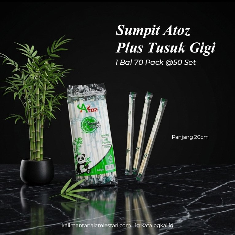 [Atoz] - Sumpit + Tusuk Gigi @70