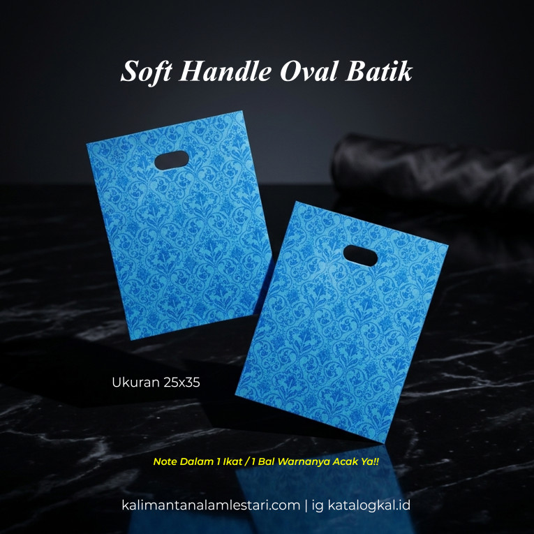 Soft Handle Oval Batik