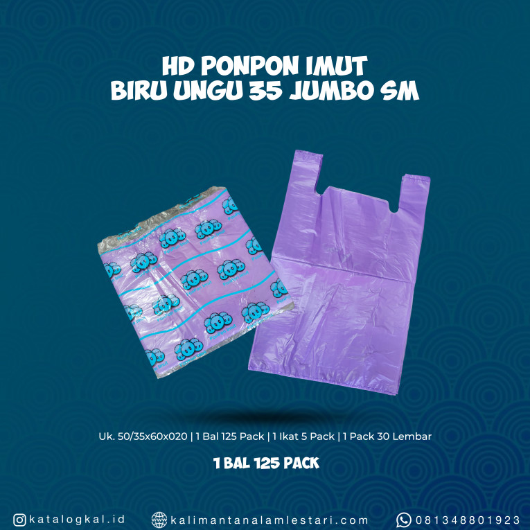 [PonPon Imut] - Kantong HD Biru