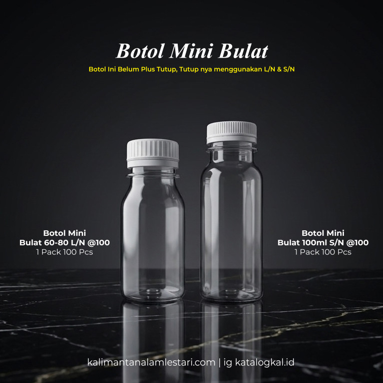 Botol Mini Bulat