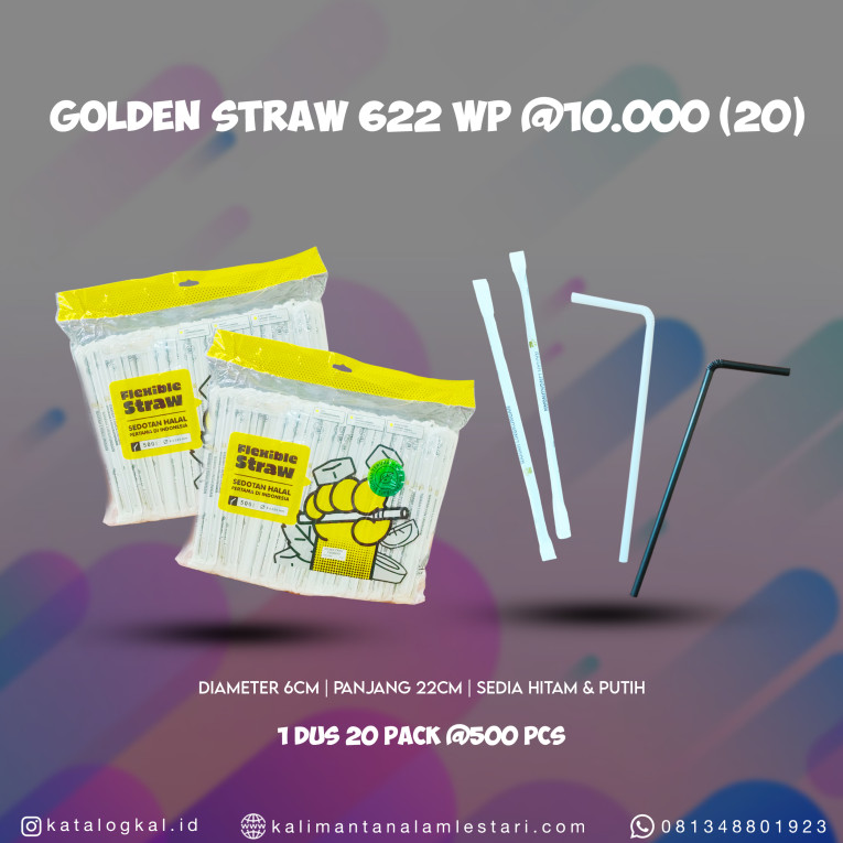 [Golden Straw] - Sedotan 622 WP @10000